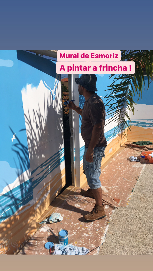 "Mural of Esmoriz. Painting the gap!"