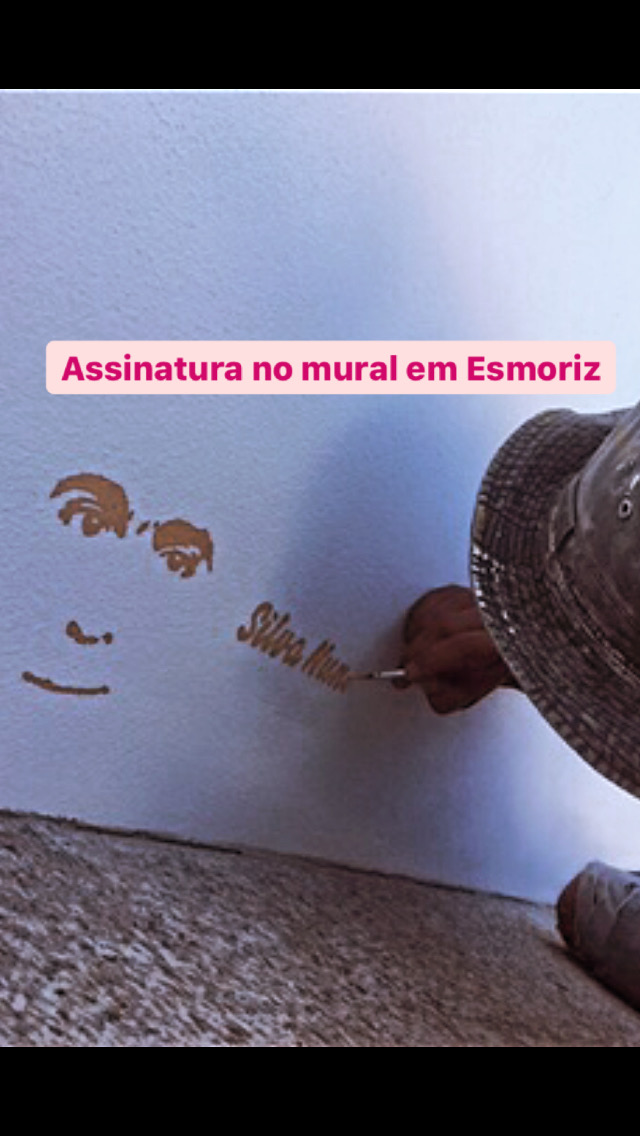 "Signature on the Esmoriz Mural. "
