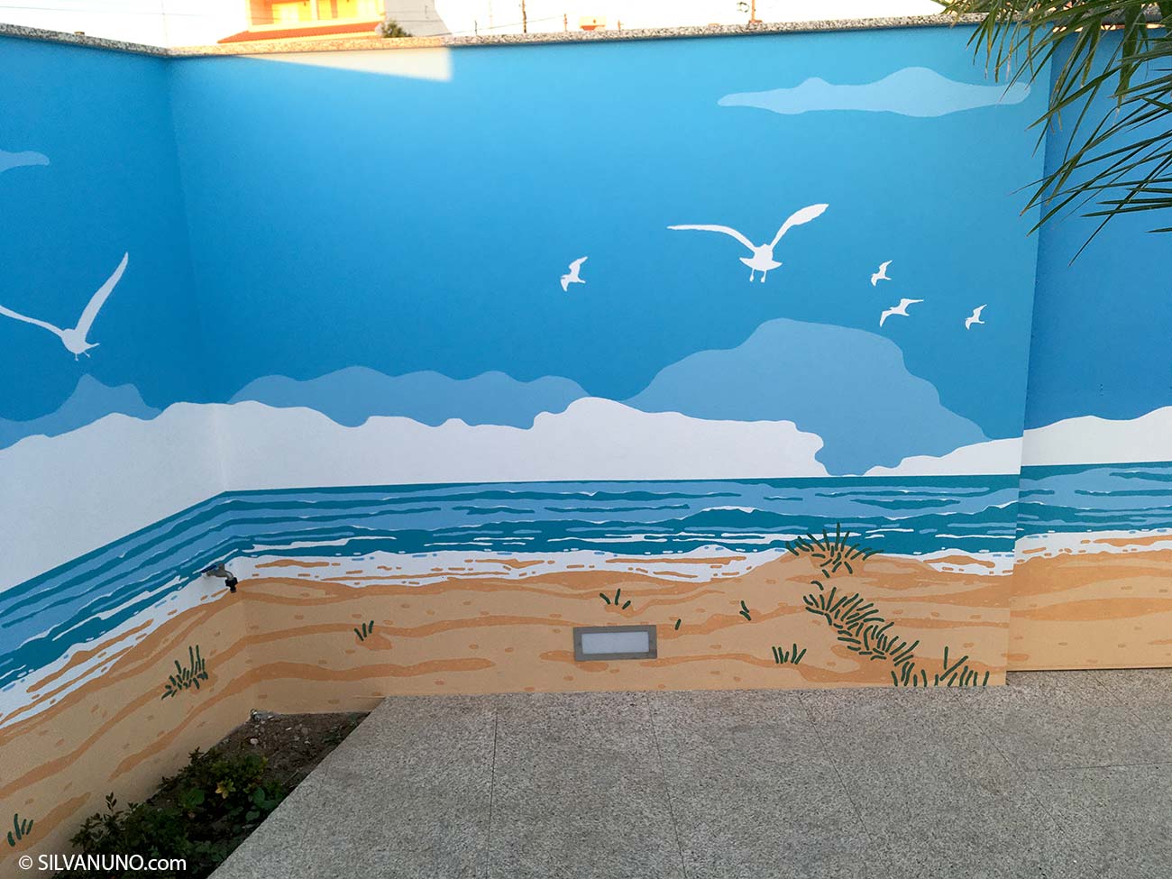 Pormenor mural praia de esmoriz - Silva Nuno