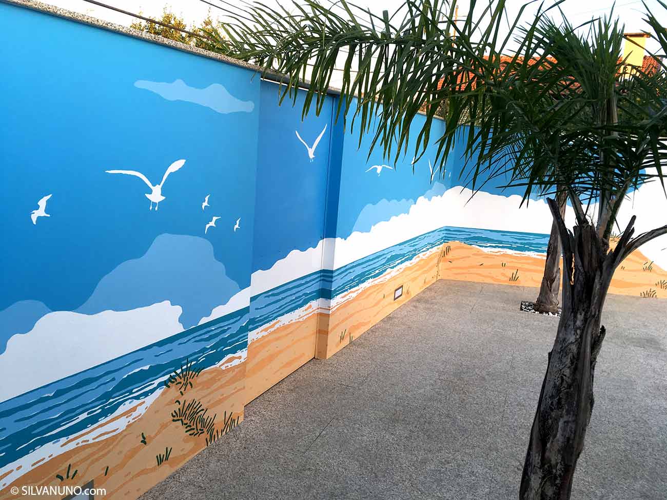 Pormenor mural praia de esmoriz - Silva Nuno